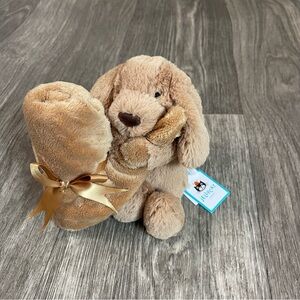 Jellycat Bashful Toffee Puppy Soother Lovey